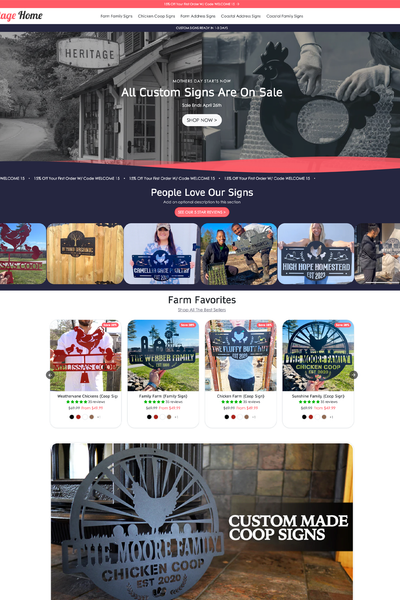 showcase of ecomify theme by customer  store