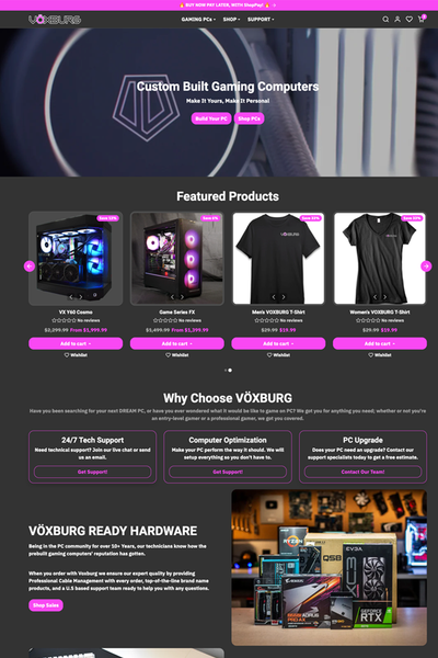 showcase of ecomify theme by customer  store