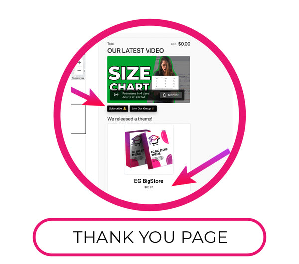 How to edit Shopify thank you page