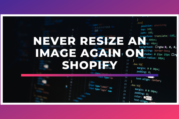 Never Resize An Image Again