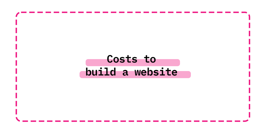 Costs to build a website