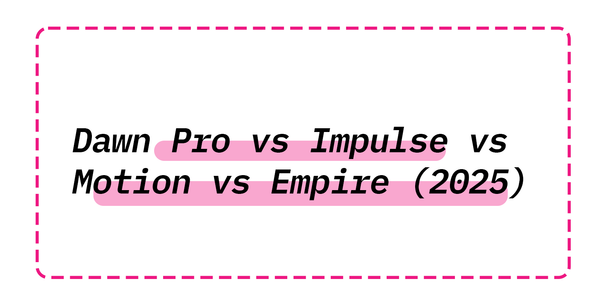 Dawn Pro vs Impulse vs Motion vs Empire (2025)
