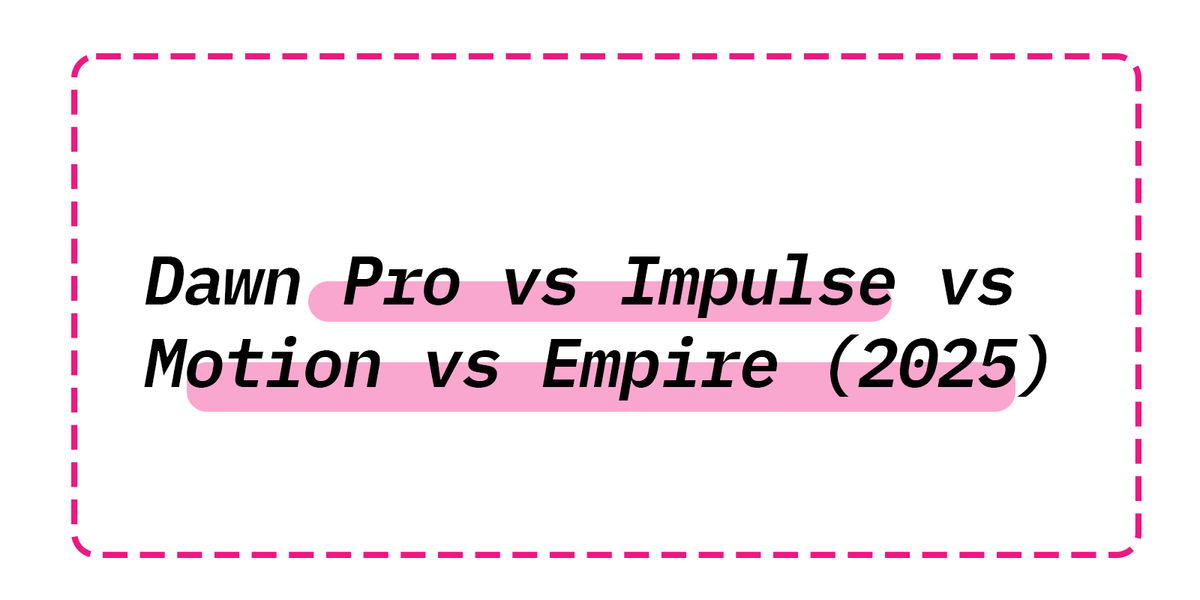 Dawn Pro vs Impulse vs Motion vs Empire (2025)