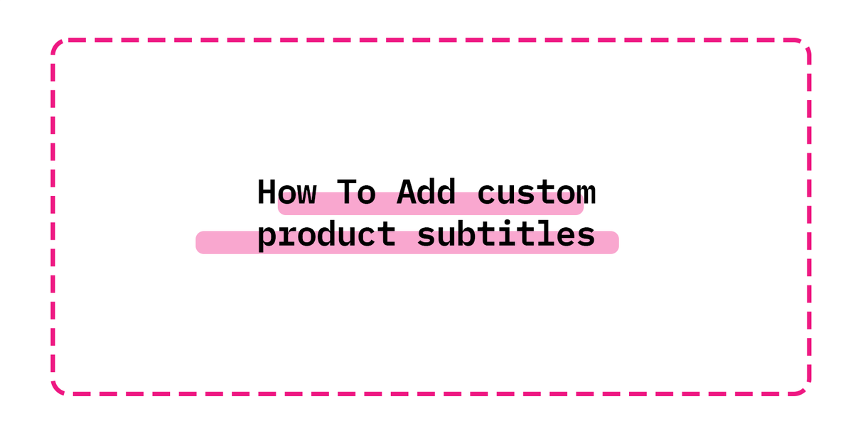 HOW TO ADD CUSTOM PRODUCT SUBTITLE ON SHOPIFY | TUTORIAL 2022