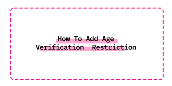 How To Add Age Verification  Restriction To Shopify 2022 | shopify tutorial