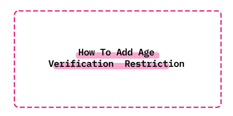 How To Add Age Verification  Restriction To Shopify 2022 | shopify tutorial