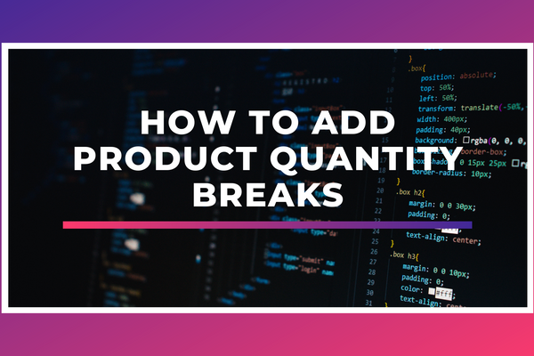 How to add Product Quantity Breaks and Discount bundle on Shopify Product Page