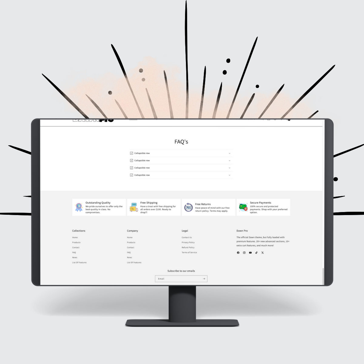 Dawn Pro Theme v15.4 – Upgraded Shopify Dawn Framework