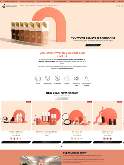 Showcase of website Storefront