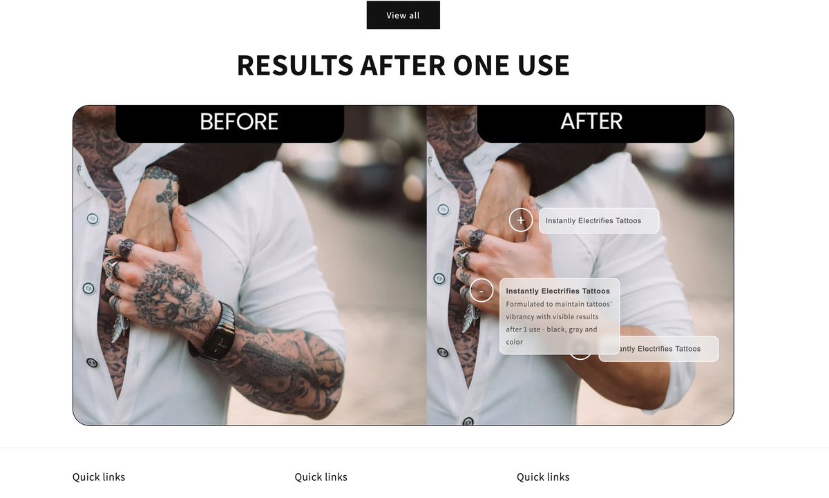 Results Before & After Dawn Theme 15.02