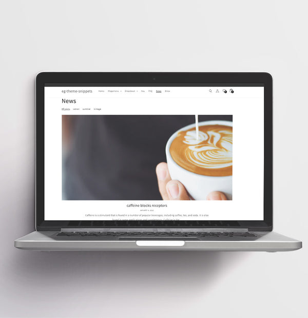 Blog Filters For  Dawn Theme Only