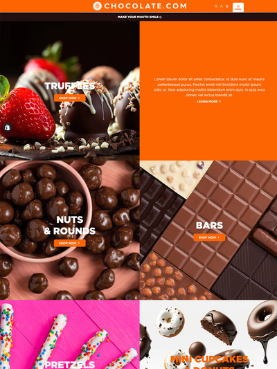 Showcase of website Storefront