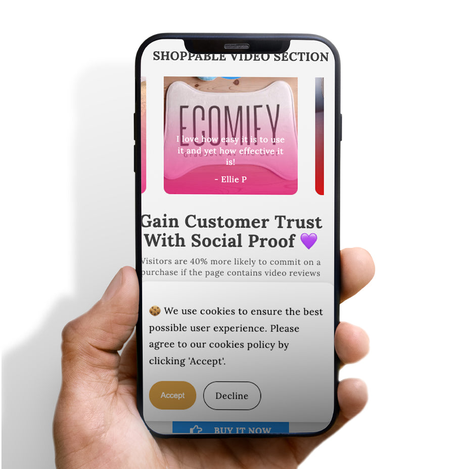 cookiebar. for shopify