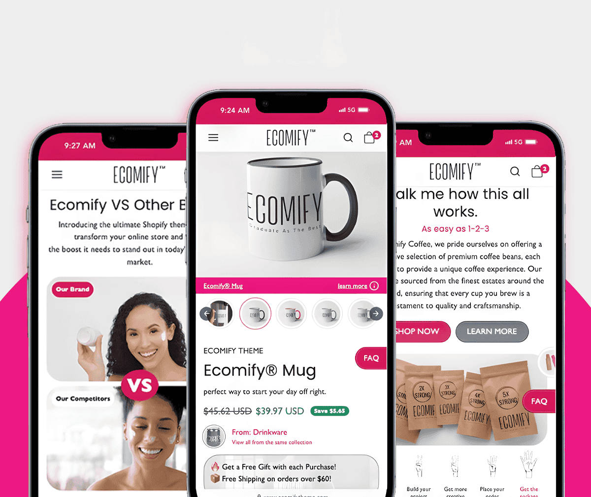 shopify premium  theme  ecomify  