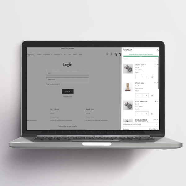 Cart Goal For Dawn Theme