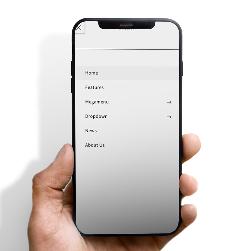 Mobile Hamburger Menu – Dawn Theme Mobile Navigation