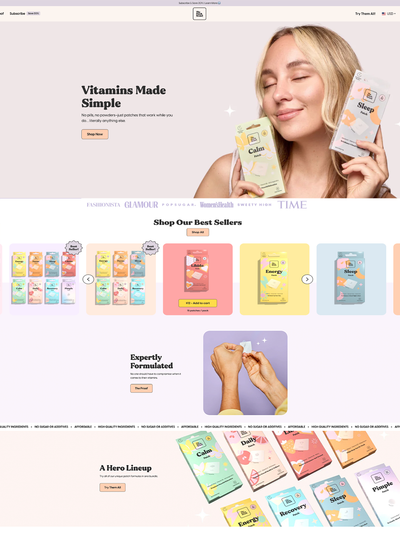 Showcase of website Storefront