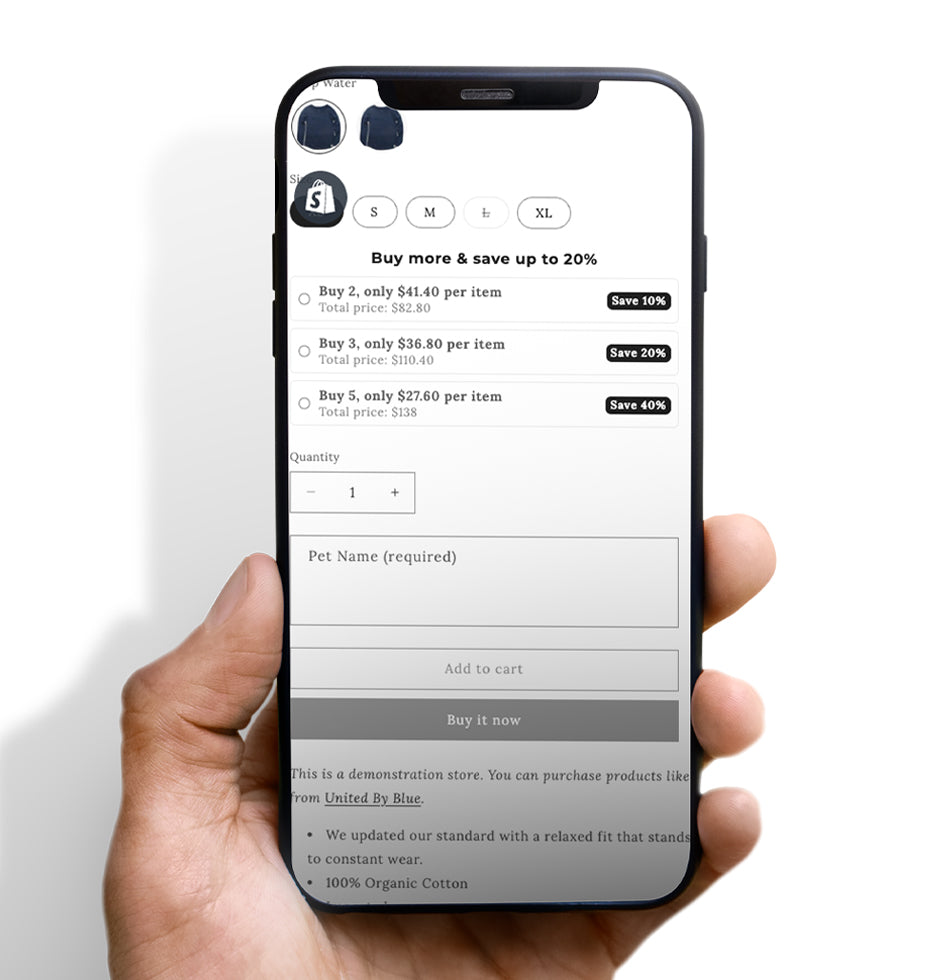 Quantity Breaks Table – Shopify Bulk Pricing Display