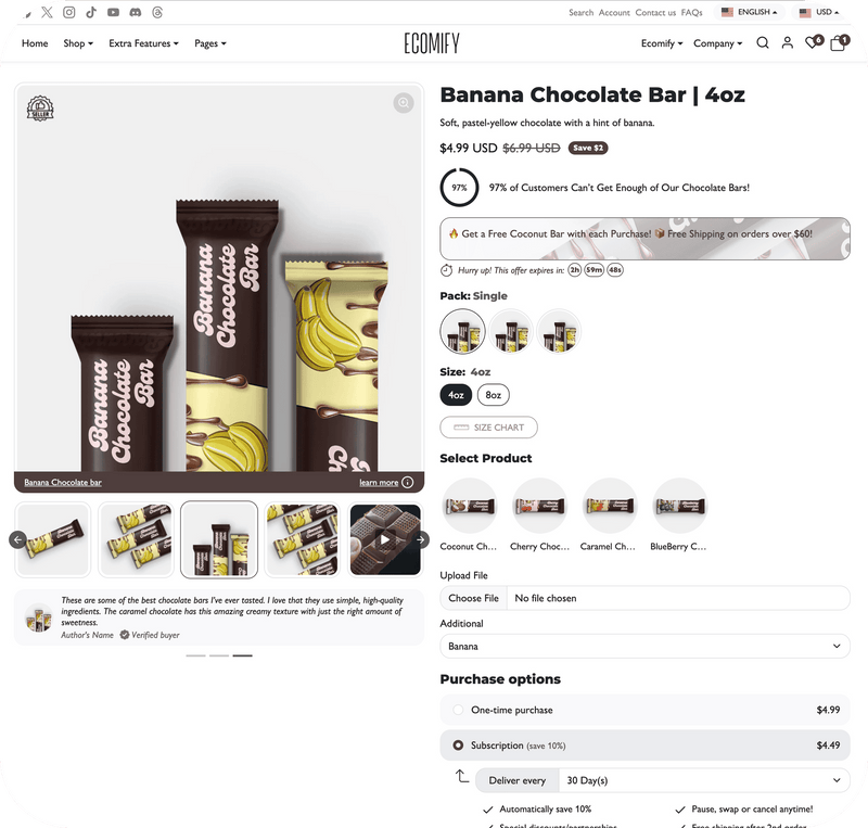 ecomgraduates  ecomify  premium shopify theme 