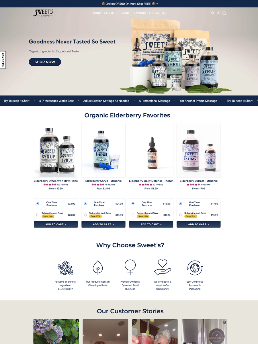 showcase of ecomify theme by customer  store