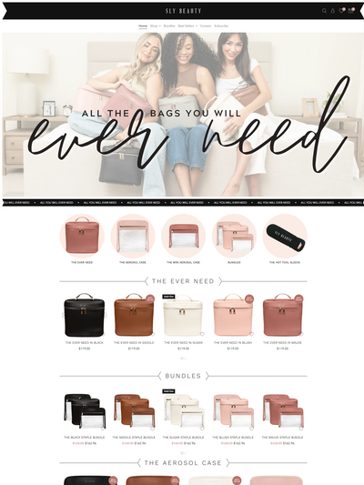 Showcase of website Storefront