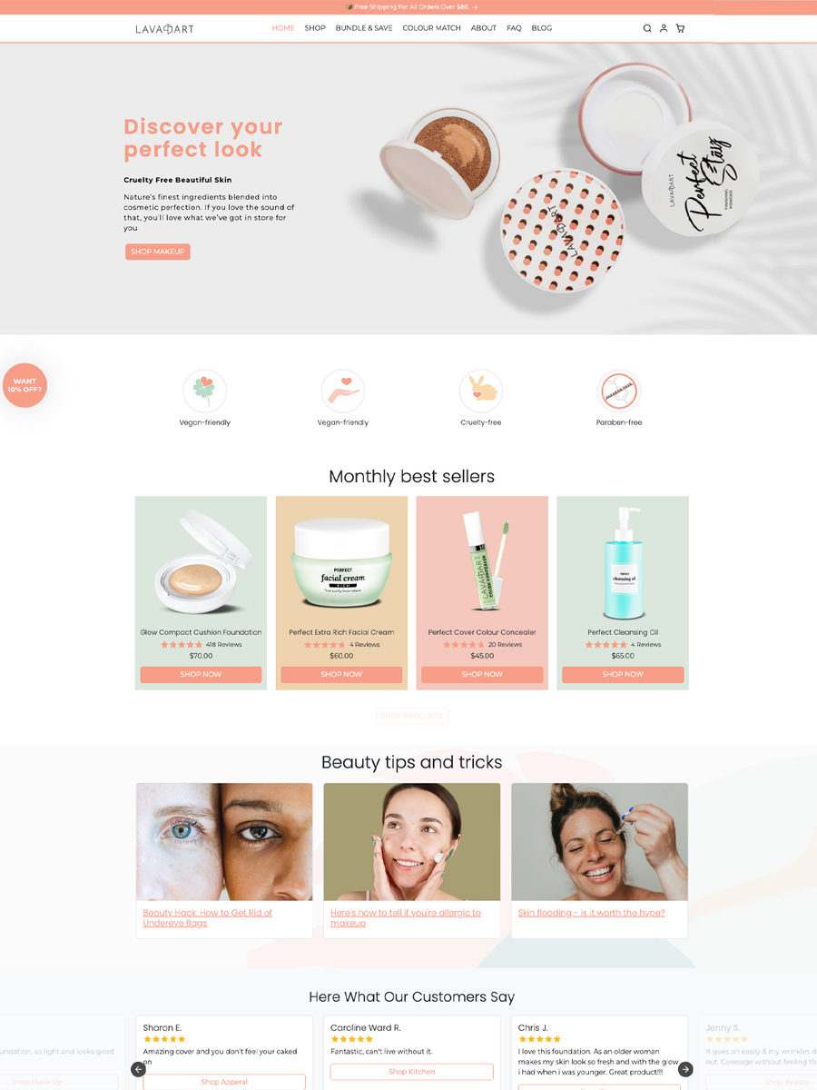 showcase of ecomify theme by customer  store