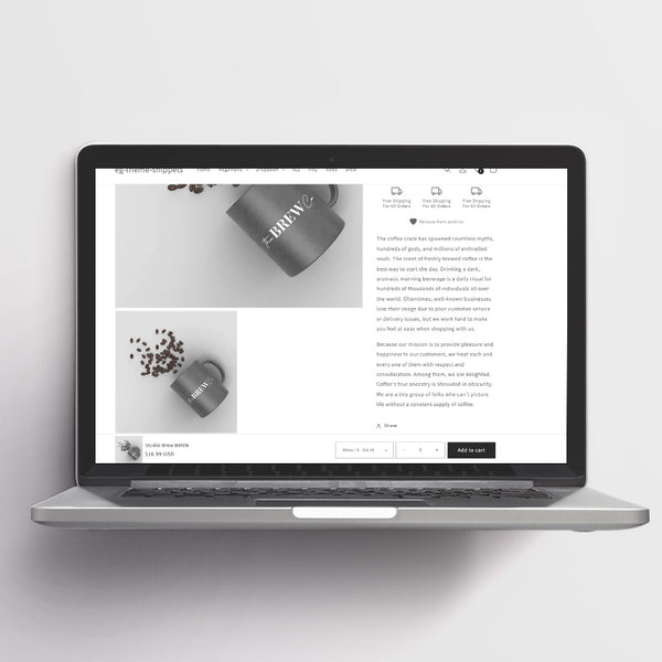 Sticky Add To Cart with Variant Option  for Dawn Theme