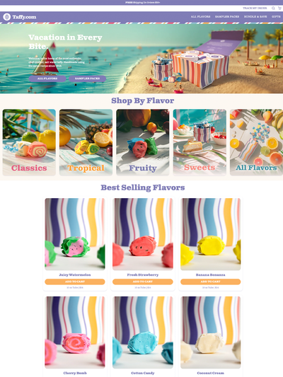 Showcase of website Storefront