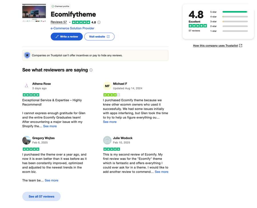 ecomify  theme demo image 