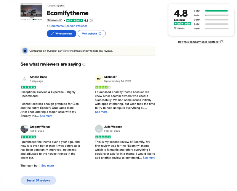 ecomgraduates  ecomify  premium shopify theme 