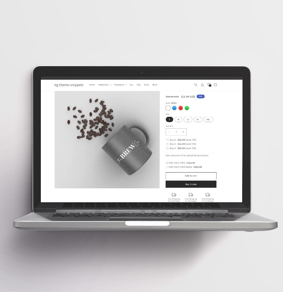 Quantity Breaks Table – Shopify Bulk Pricing Display