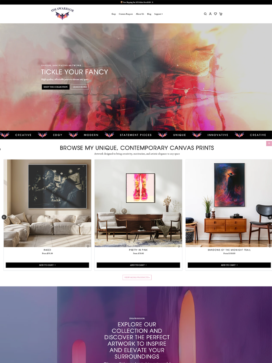 showcase of ecomify theme by customer  store